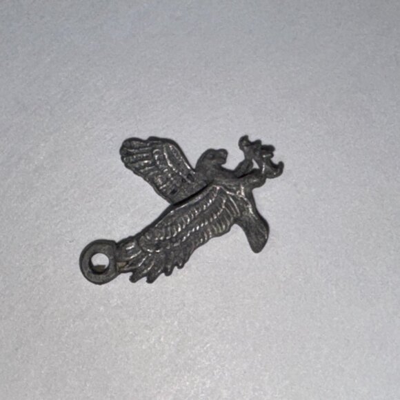Pewter Flying Eagle Pendant - Picture 2 of 16